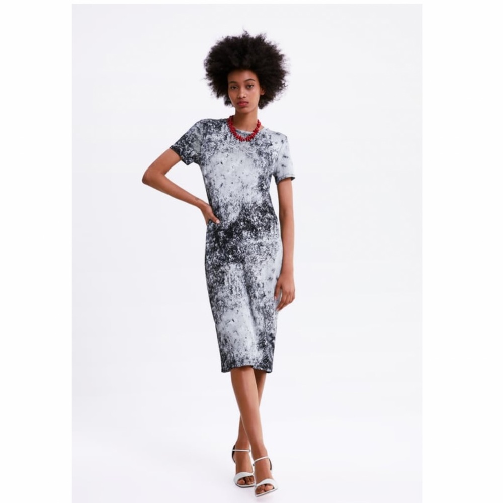 Zara Tie Dye Dress Size M